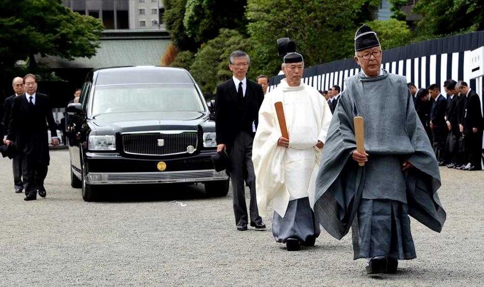 图片频道 当地时间6月14日上午,日本皇室成员,日本天皇的堂弟宽仁亲王